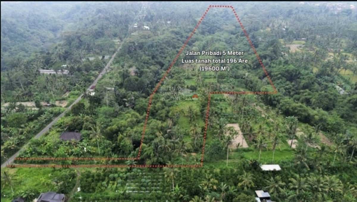 Land 1.96 Hectares Tegalalang Ubud, Gianyar IJ-2658