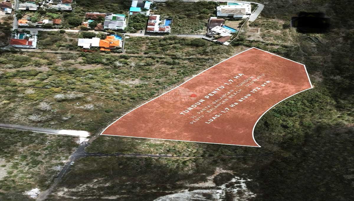 Land 1.73 Hectares Ungasan, South Kuta GA-2763