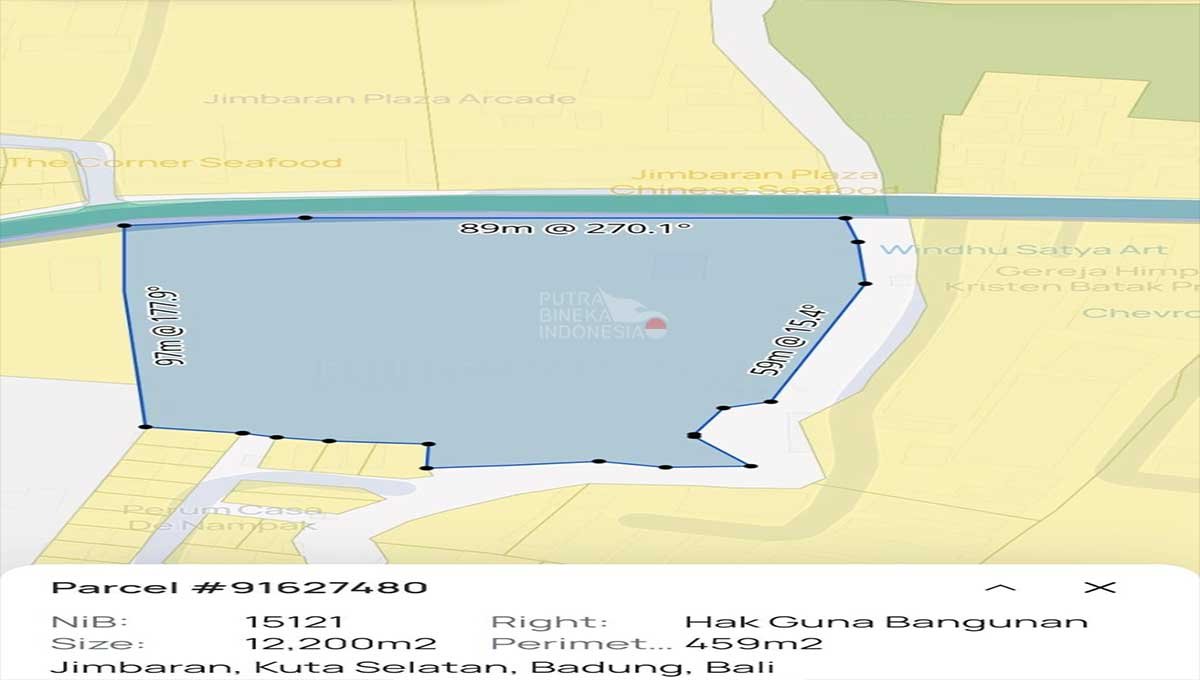 Land 1.22 Hectares Jl Utama Raya Uluwatu IJ-2745