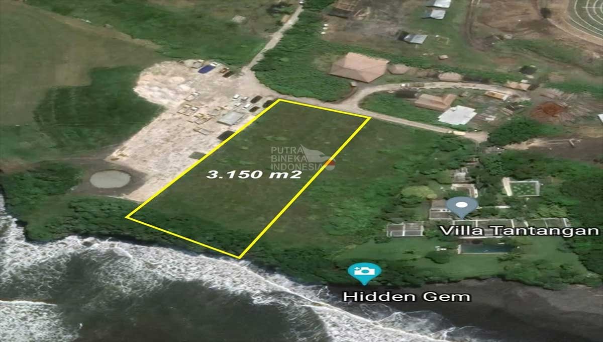 Land Los Tebing Pantai 31.5 Are Nyanyi, Tabanan KC-2934