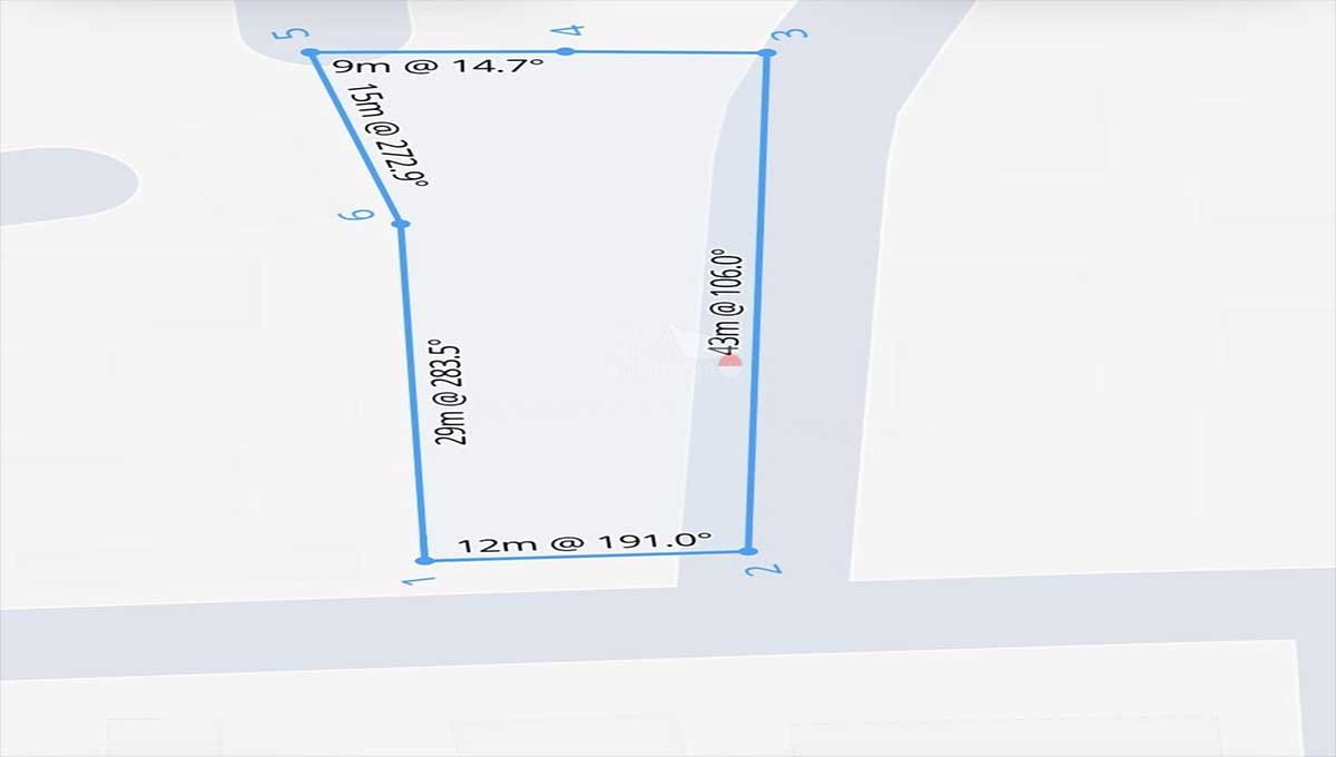 Land 5.6 Are Main Street of Demak Temple, Denpasar IJ-2968