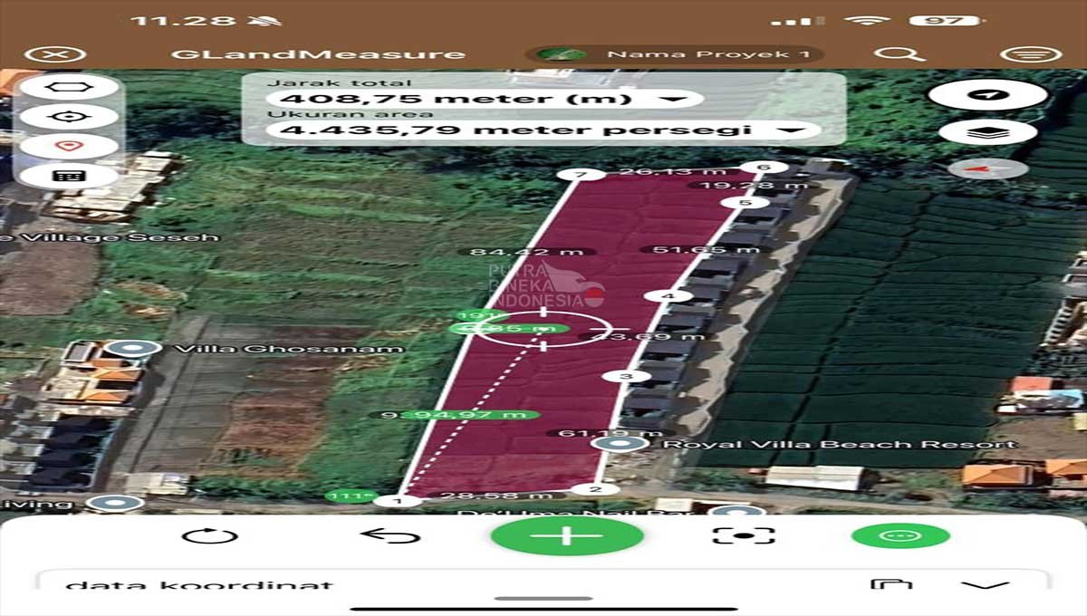 Premium Land For Rent 44 Are In Seseh,Badung Bali YT-3698