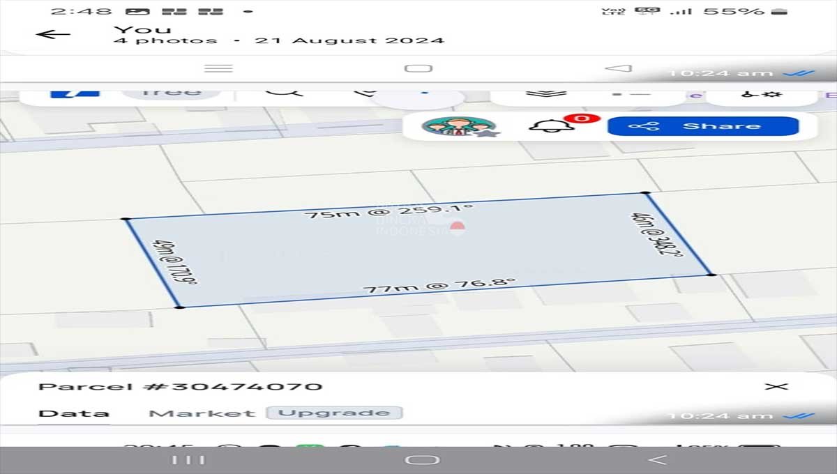 Land For Rent 68 Are Seminyak,Badung Bali PO-4080